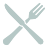 Light Grey Dining Icon