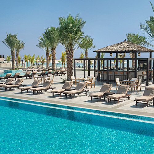 Boardwalk Pool Bar at Doubletree by Hilton Resort Marjan Island