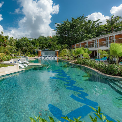 Halcyon Pool at the sandals halcyon beach