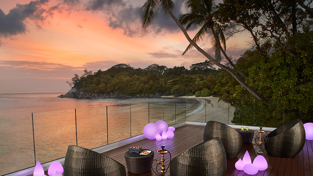 Sunset at Gravity Lounge at AVANI Barbarons Seychelles