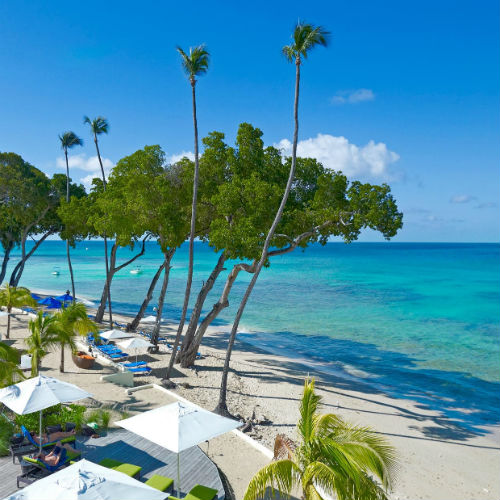 The main beach at the Tamarind by Elegant Hotels