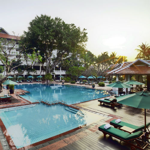 Anantara Bangok Riverside Pool at the Anantara Riverside Bangkok