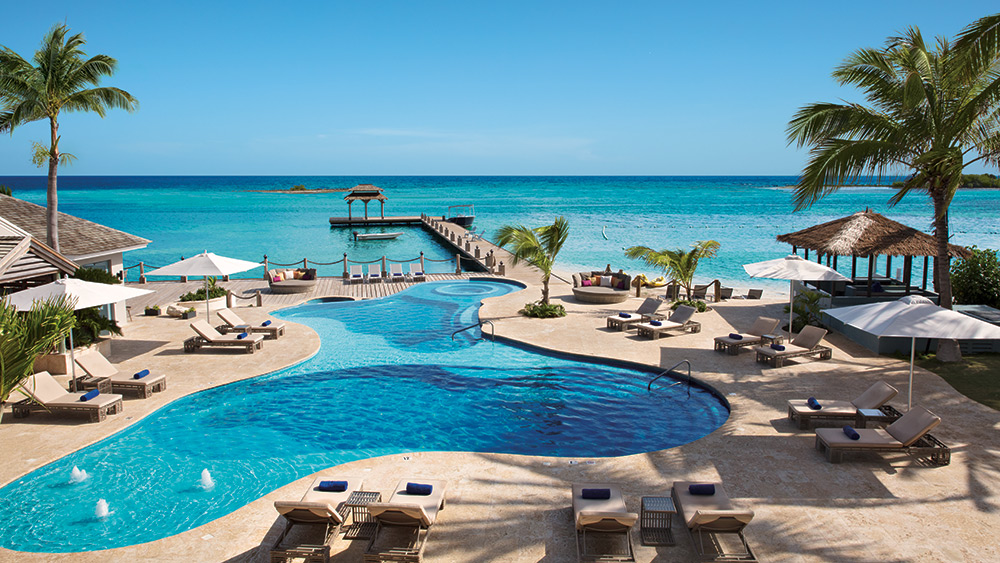 Infinity pool at Zoetry Montego Bay