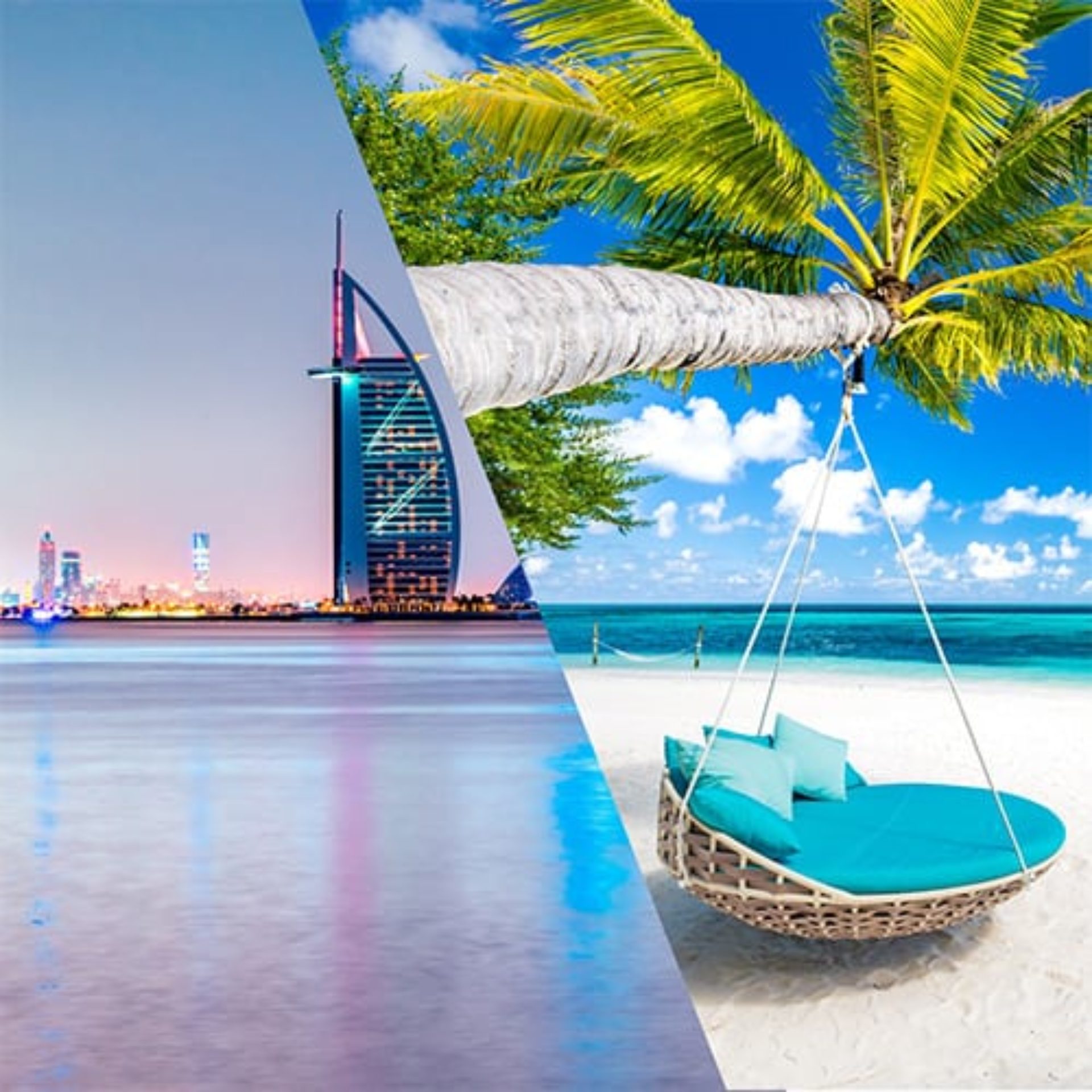 Dubai & Maldives merged