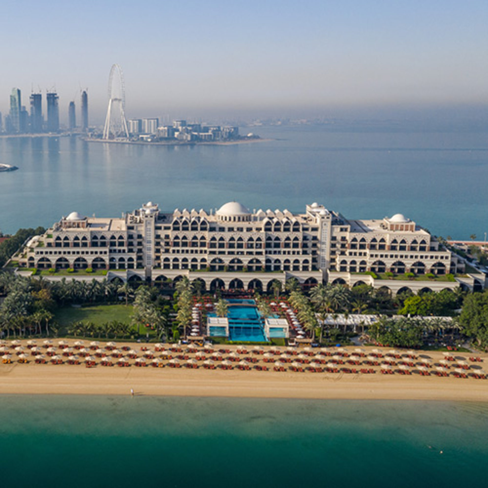 Aerial view of Jumeirah Zabeel Saray
