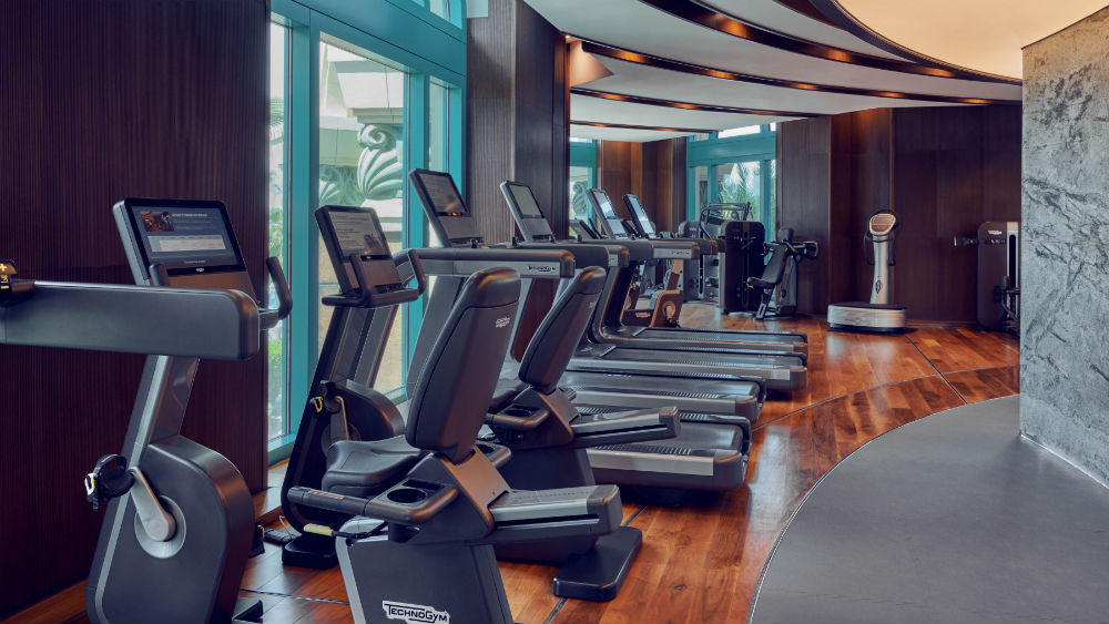 Shuiqi fitness machinery at the Atlantis The Palm