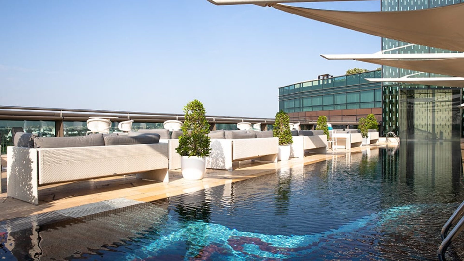 Rooftop pool at Jumeirah Creekside