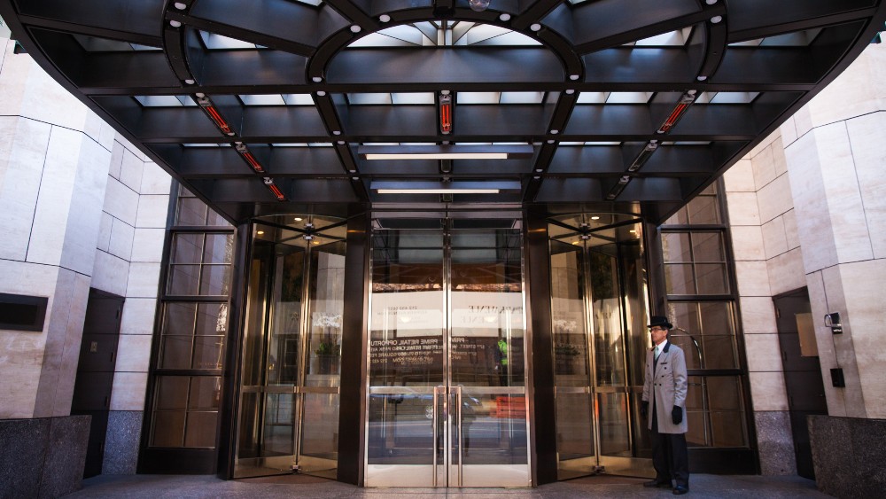 Entrance at Four Seasons Hotel New York