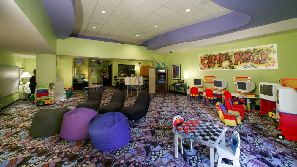 Games room and kids club at Hard Rock Hotel at Universal