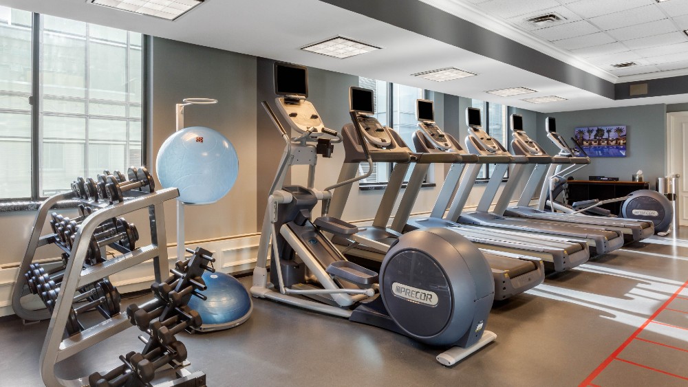 Fitness Centre at Omni Berkshire Place